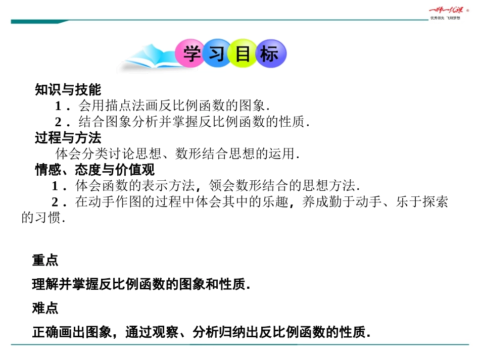 26.1.2--反比例函数的图象和性质-第1课时_第2页