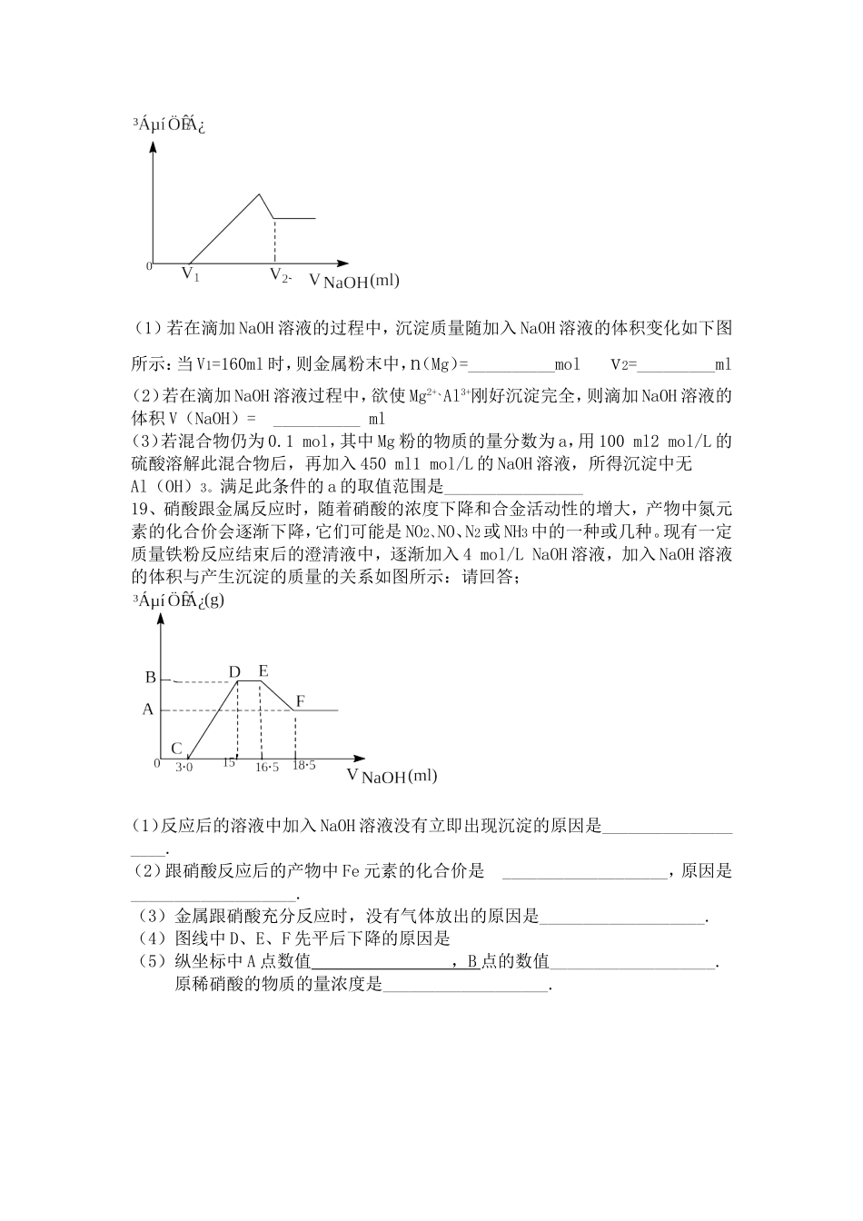 电荷守恒法巧解溶液中的计算题_第3页