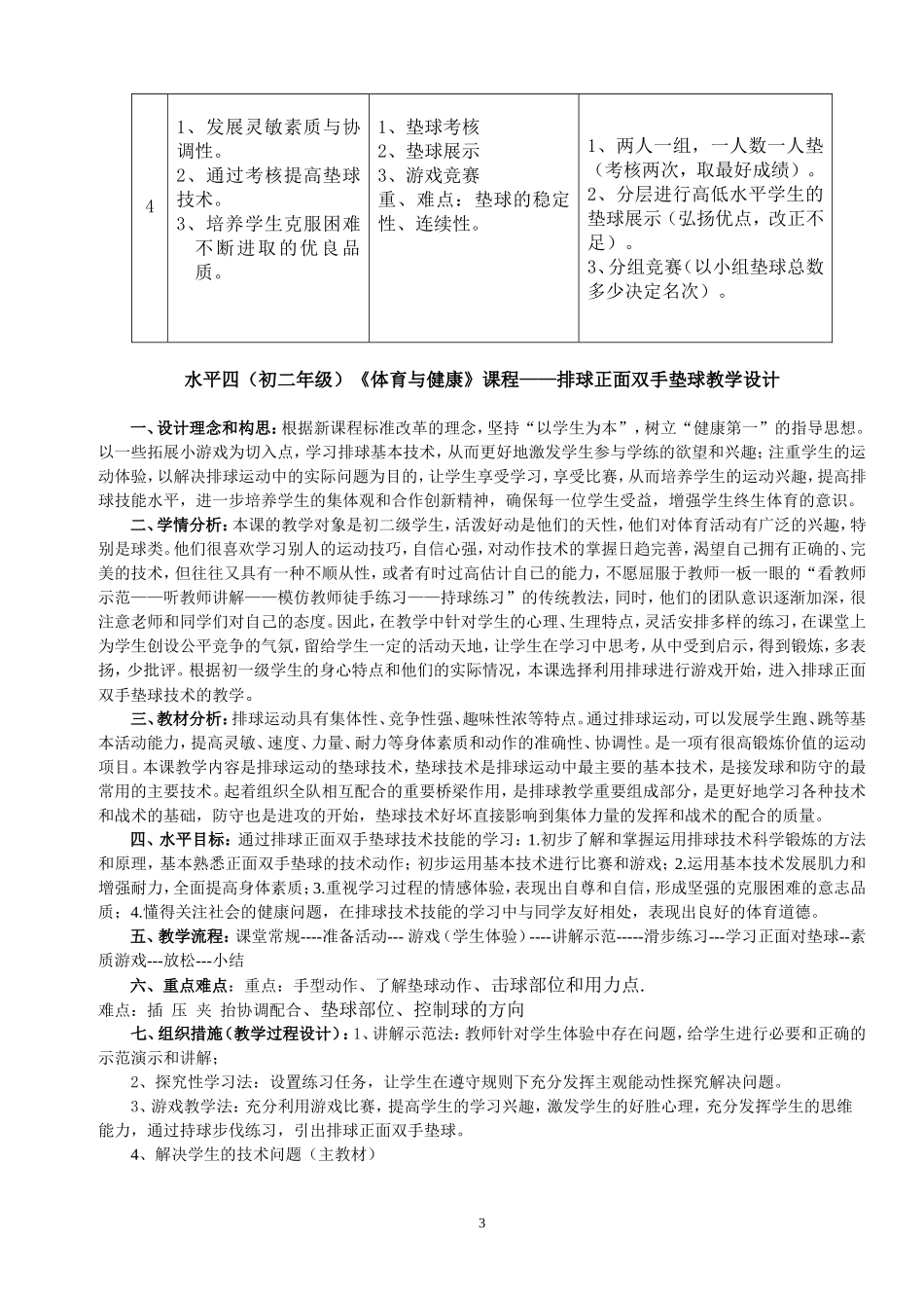 排球教学设计正式_第3页