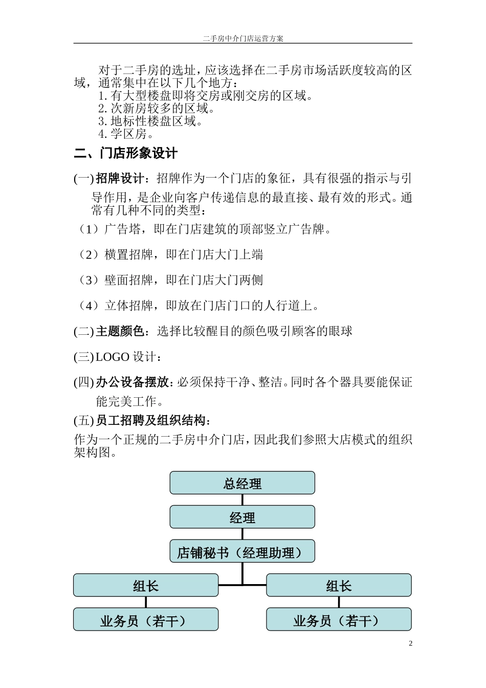 二手房中介门店运营方案_第2页