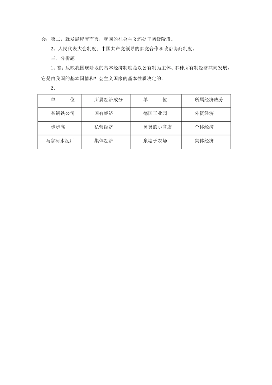 《第三课-中国的道路》习题_第3页