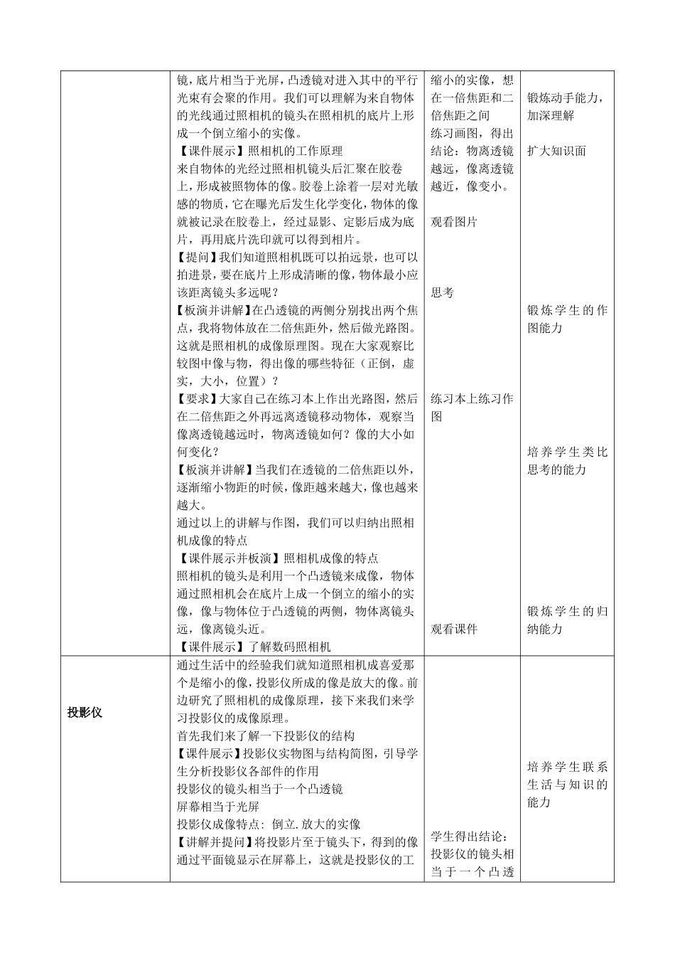5.2生活中的透镜jiaoxuesheji_第2页