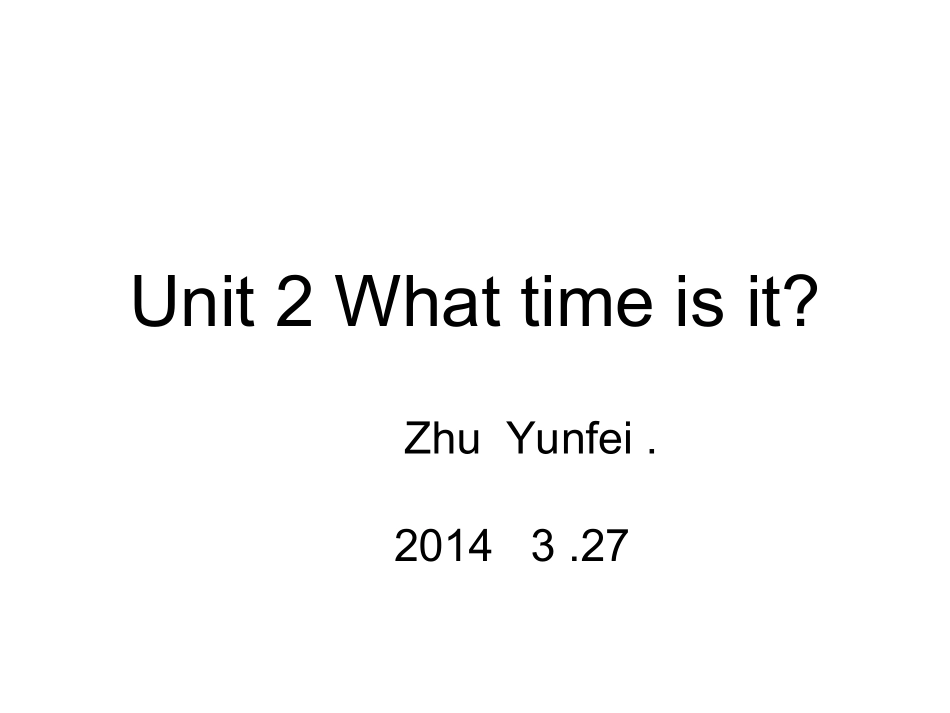 unit2whattimeisit_第1页