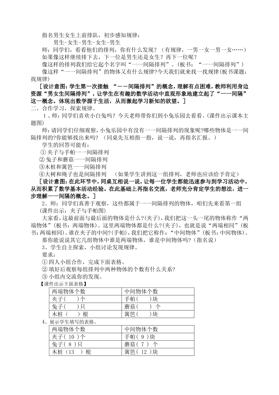 找规律教学设计（庄泽梅）_第2页