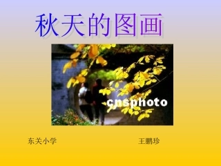 《秋天的图画》PPT课件