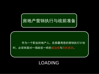 房地产营销执行方案
