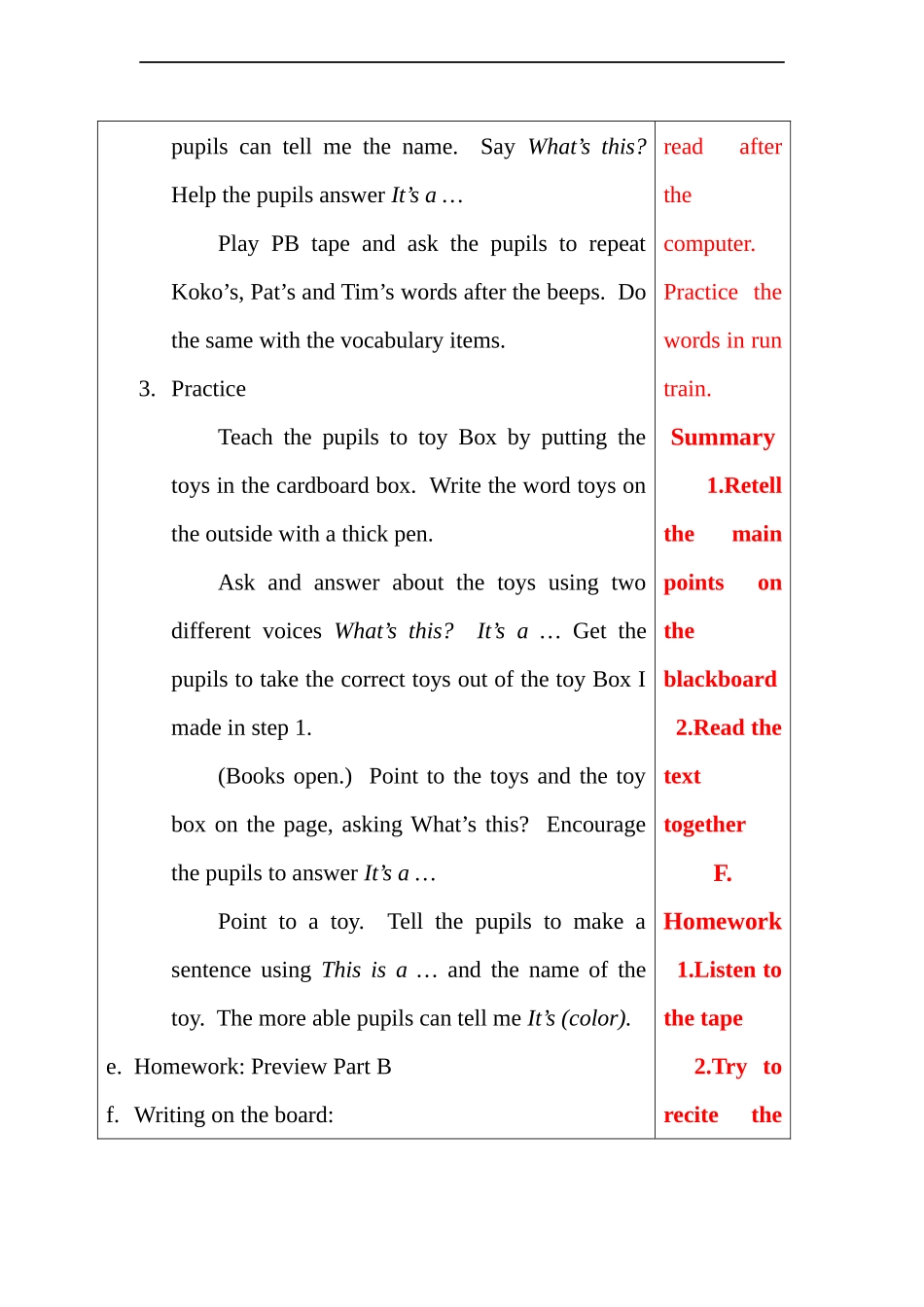 广东版开心学英语四上Unit-6《Toys》word教案_第2页