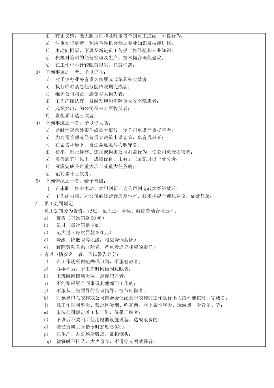 职工奖惩制度实施细则_第3页