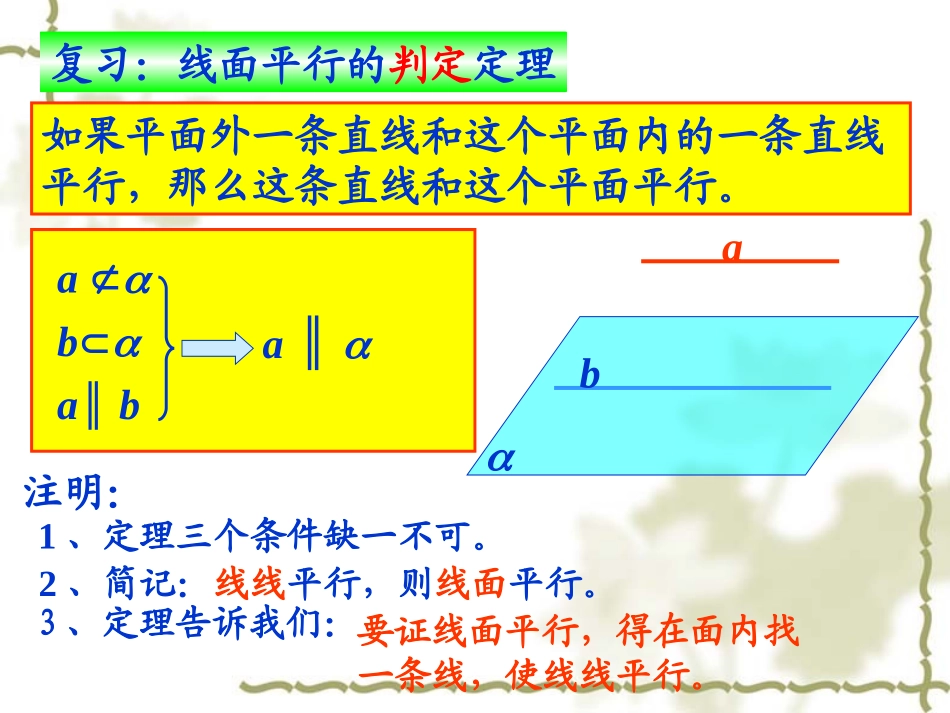 直线与平面平行性质_第2页