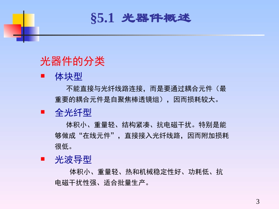 现代光纤通信技术5-光器件_第3页