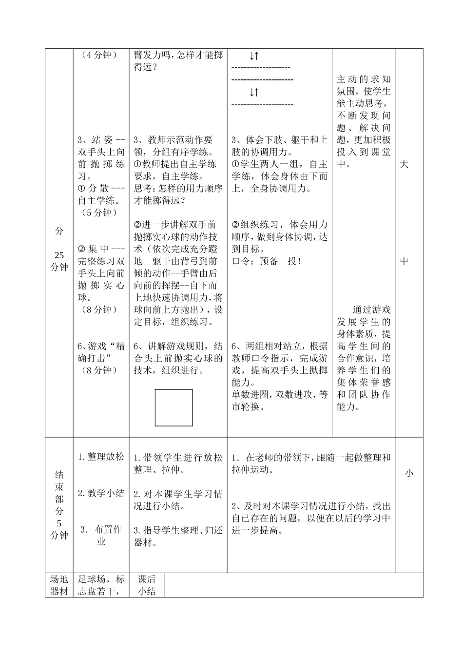 体育公开课教案 (2)_第2页