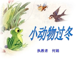 小动物过冬课件 (2)