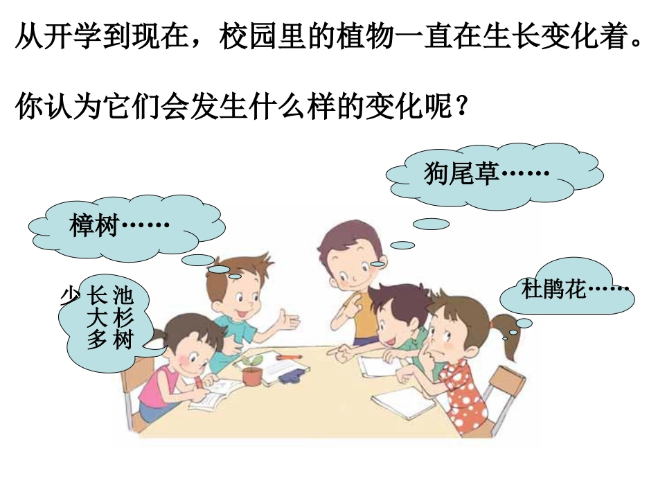 科学三年级上一6植物发生了什么变化_第3页