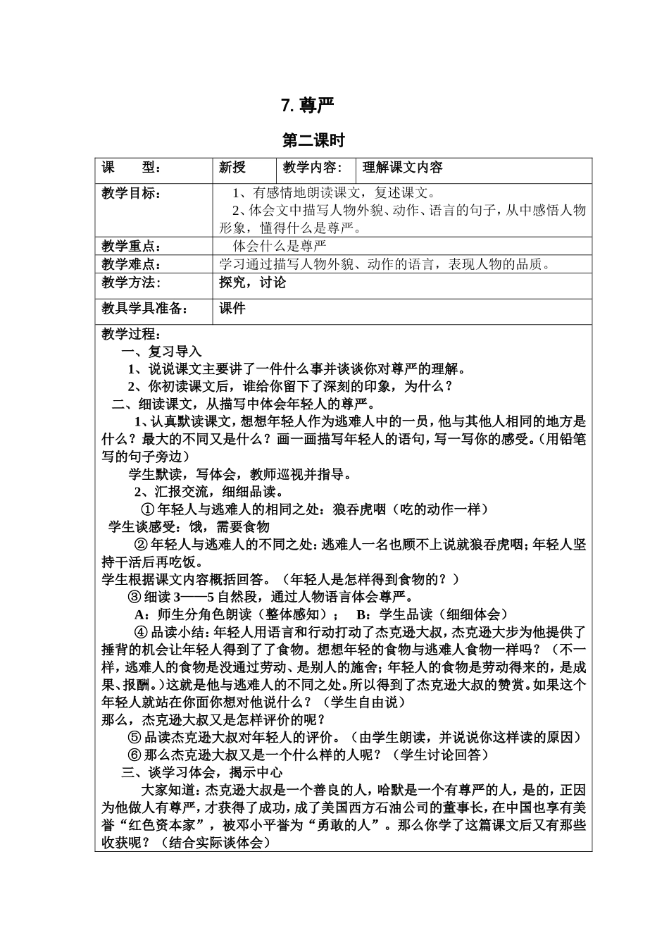 (20)-反思(5)7.尊严第二课时_第1页