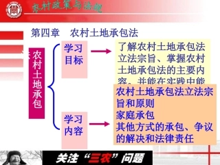 农村土地承包法课件解说
