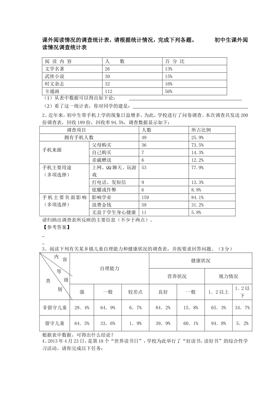 七年级图表专题培训学案_第2页