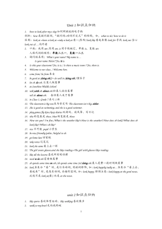 Unit1-3课堂笔记