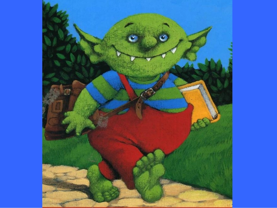 绘本故事《小魔怪要上学》_第1页