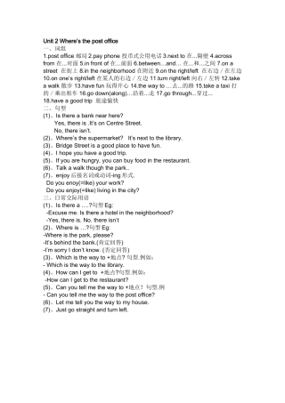 Unit2Where'sthepostoffice