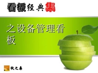 看板经典集之设备管理看板