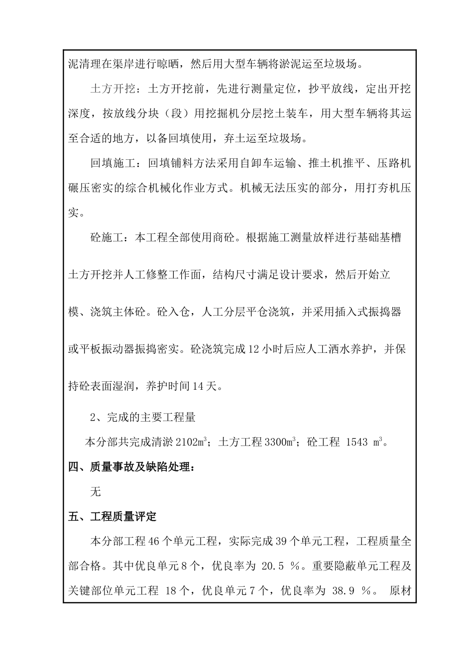 分部工程验收鉴定书_第3页