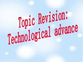 Technologicaladvance