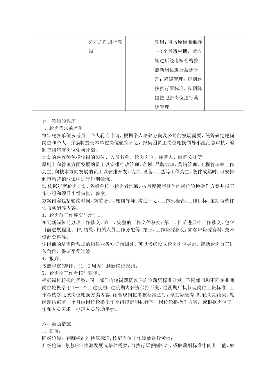关键岗位员工定期轮岗制度_第2页