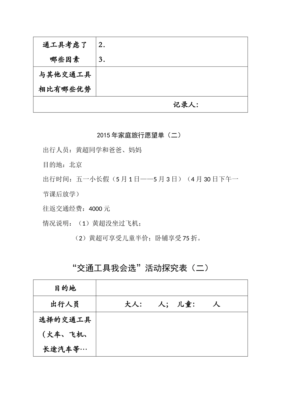 2015年家庭旅行愿望单_第2页
