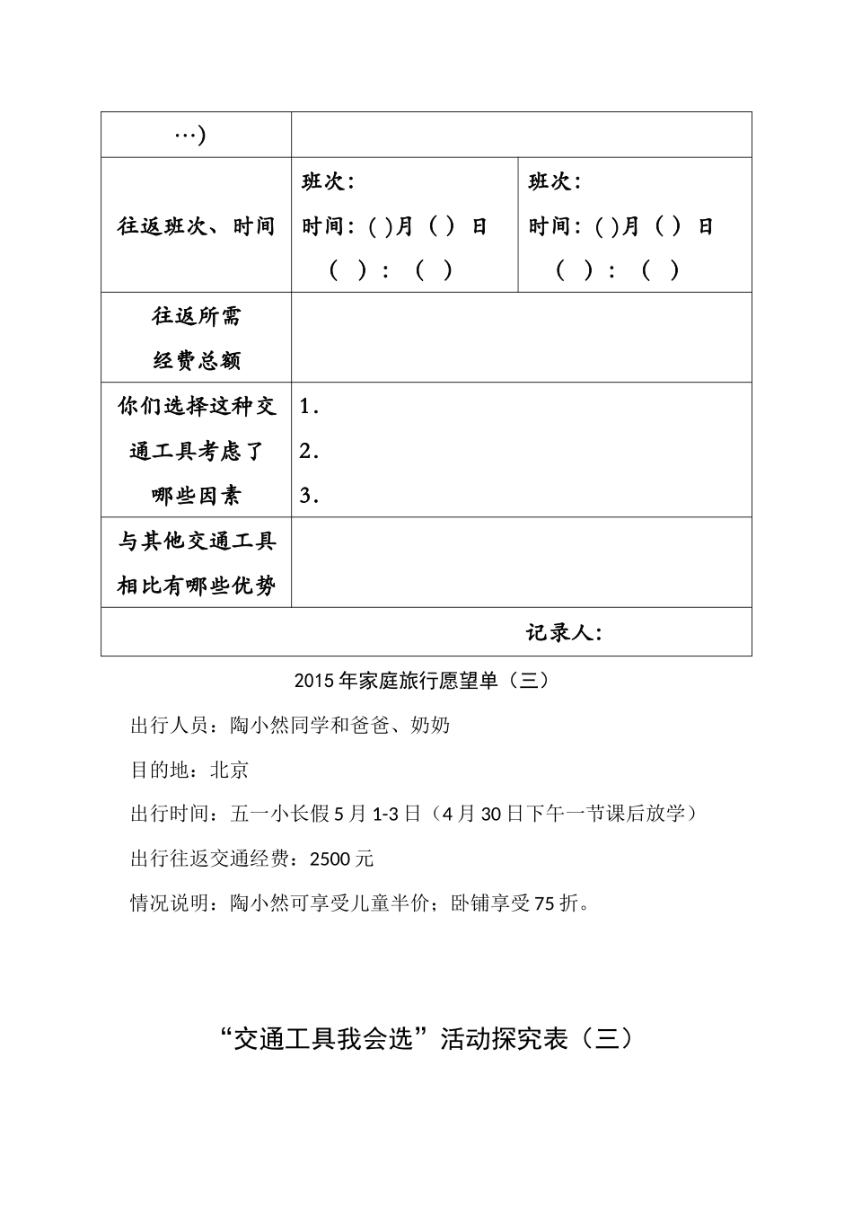 2015年家庭旅行愿望单_第3页