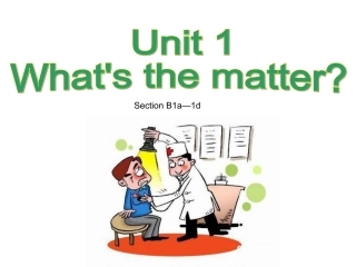 Unit-1-What's-the-matterSectionB1a-1d