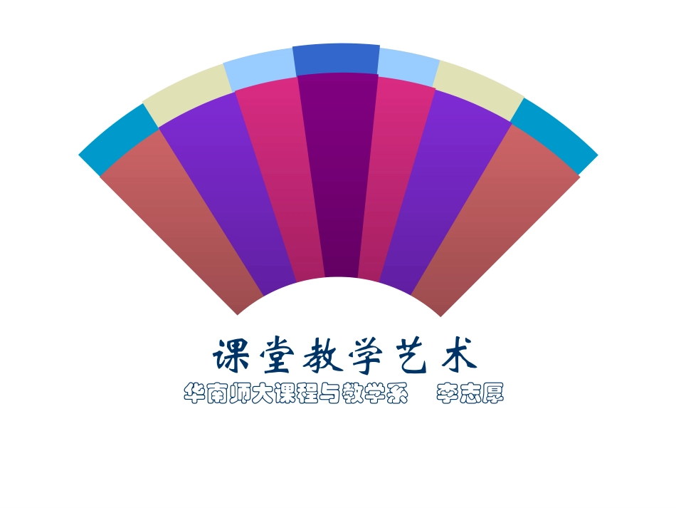 课堂教学艺术_第1页