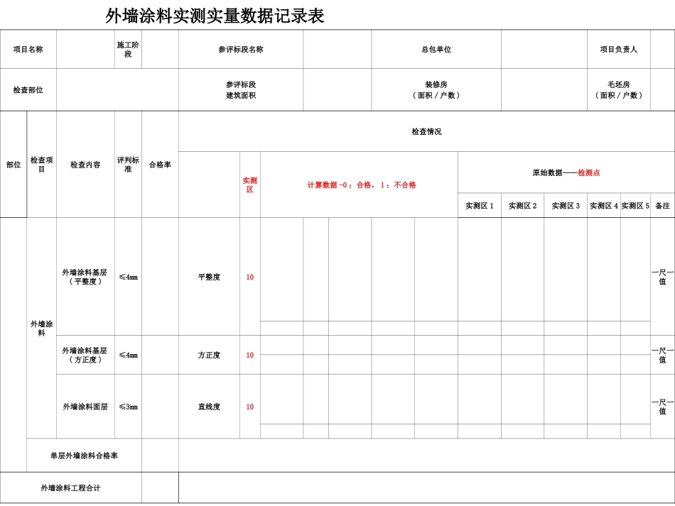 实测实量各专业表格_第3页