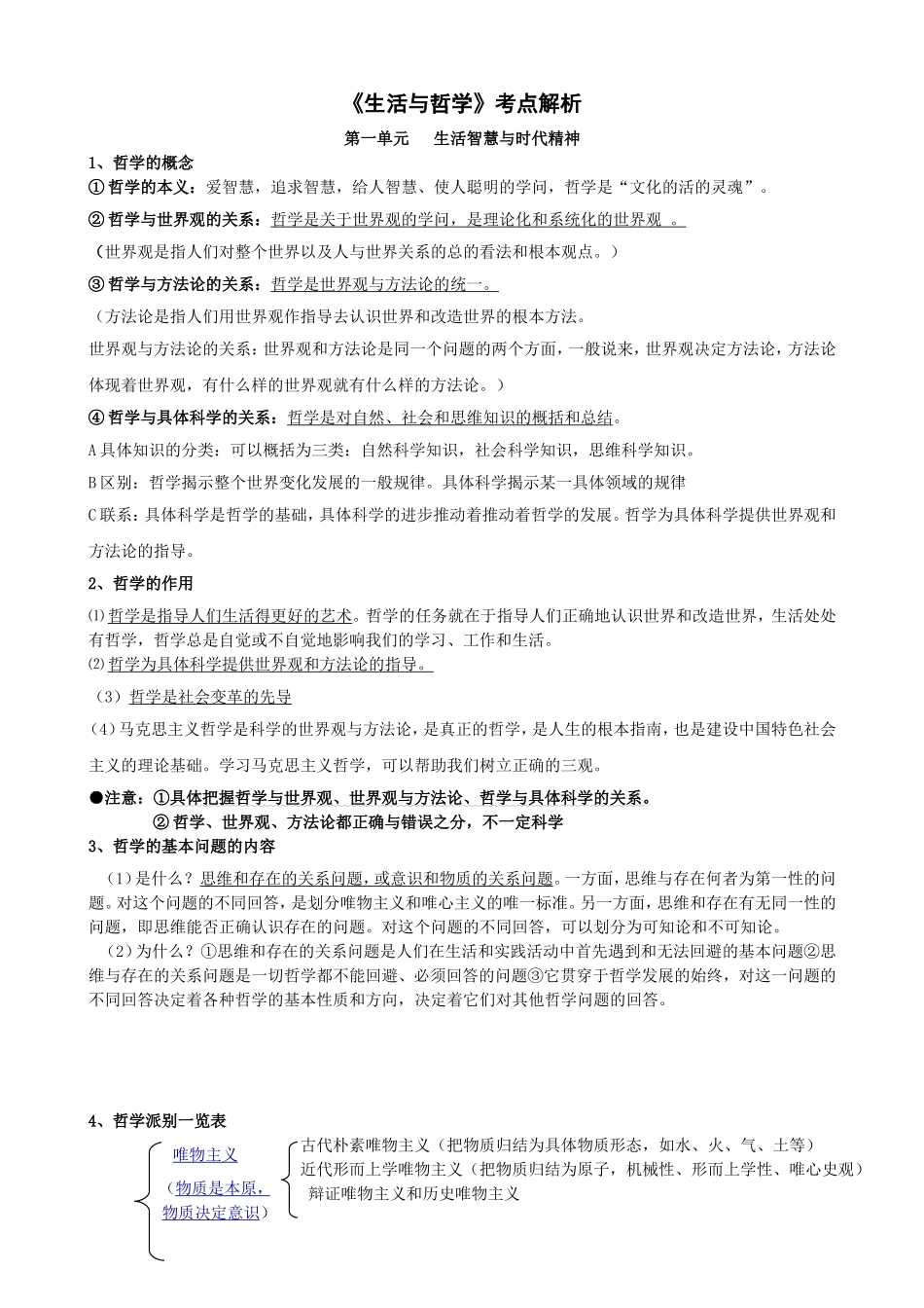 哲学知识体系_第1页