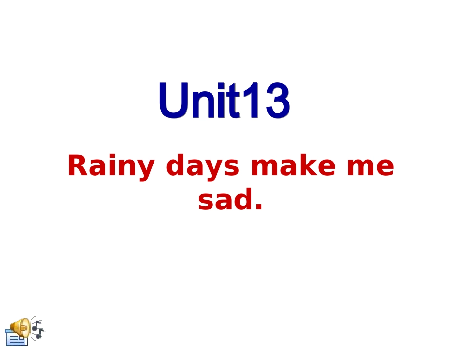 公开课课件unit13_第1页