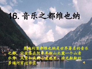 《音乐之都维也纳》——