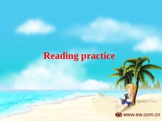 外研社选修6Module_1之Reading_practice