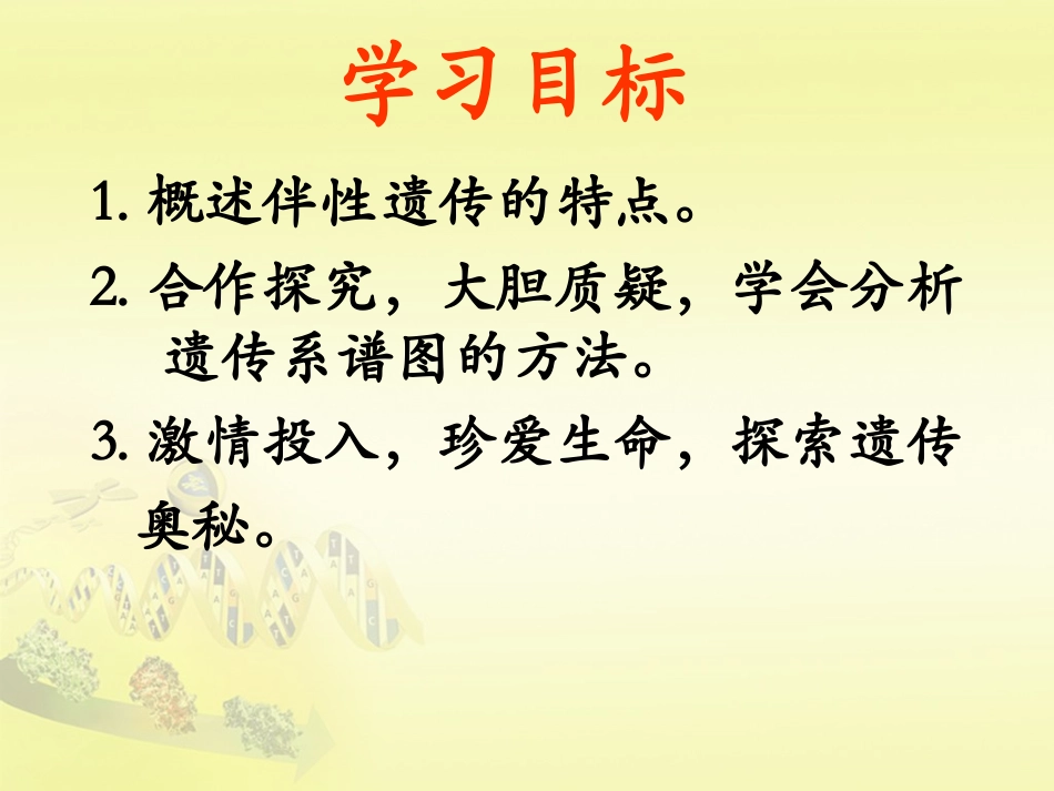 必修二伴性遗传公开课1_第2页
