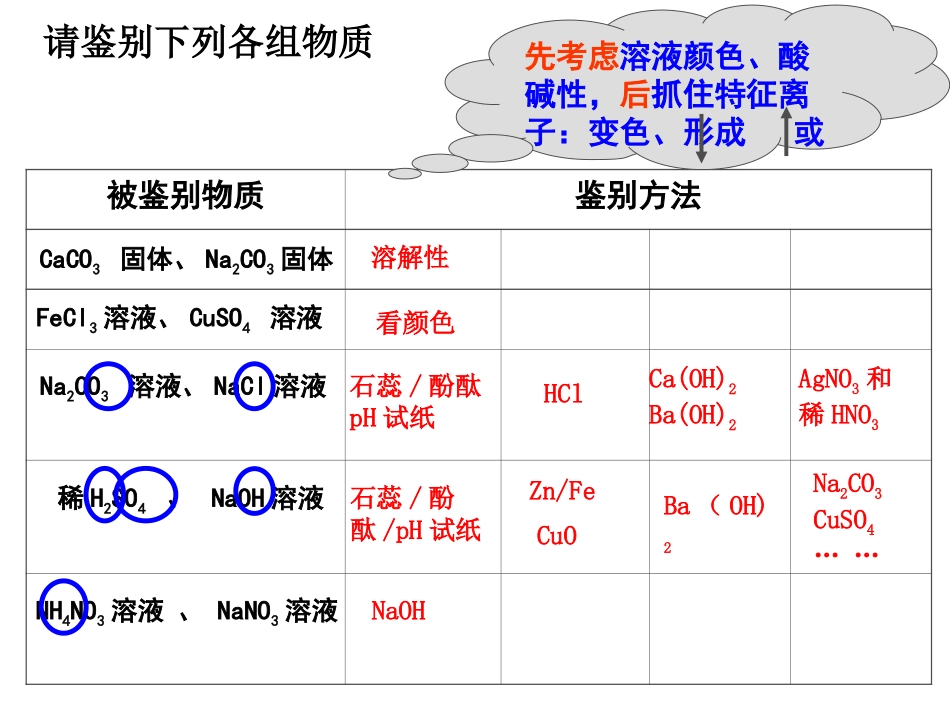 离子的检验与鉴别（专题二）（李玉芹）_第3页