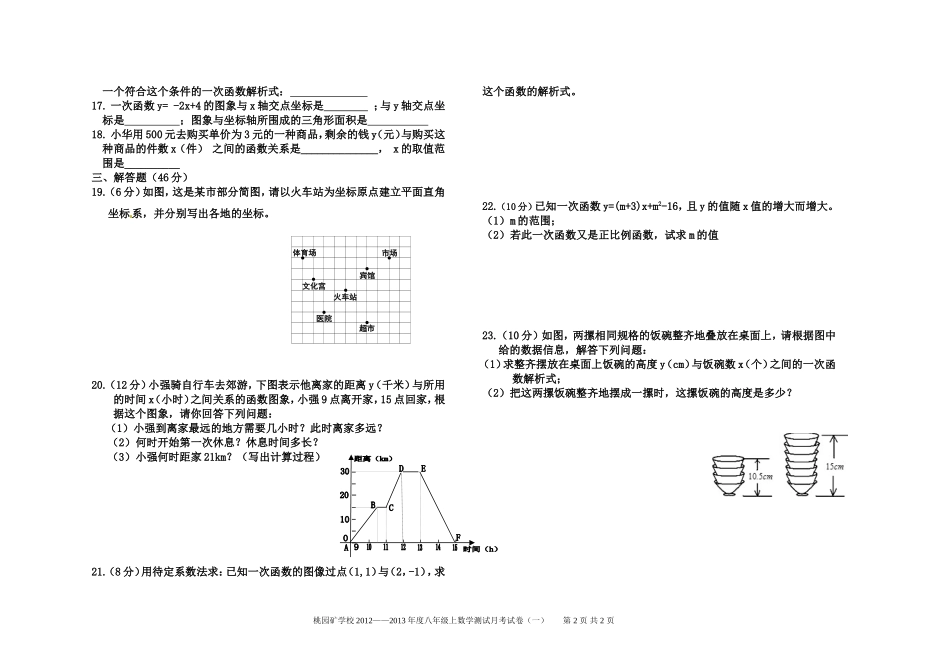 2012-2013年八上数学月考（一）试卷_第2页