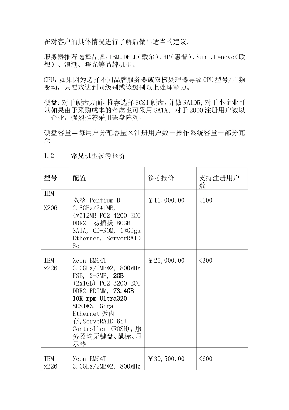 服务器配置方案(DOC)_第3页
