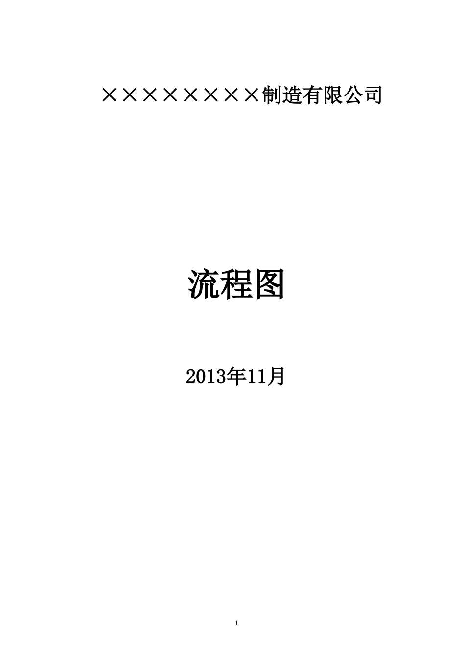 生产制造公司各部门业务流程图汇总_第1页