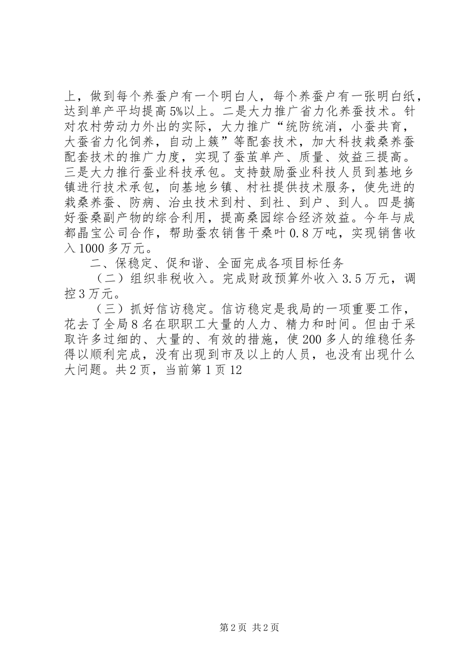 XX年审计局工作总结及XX年工作安排 _第2页