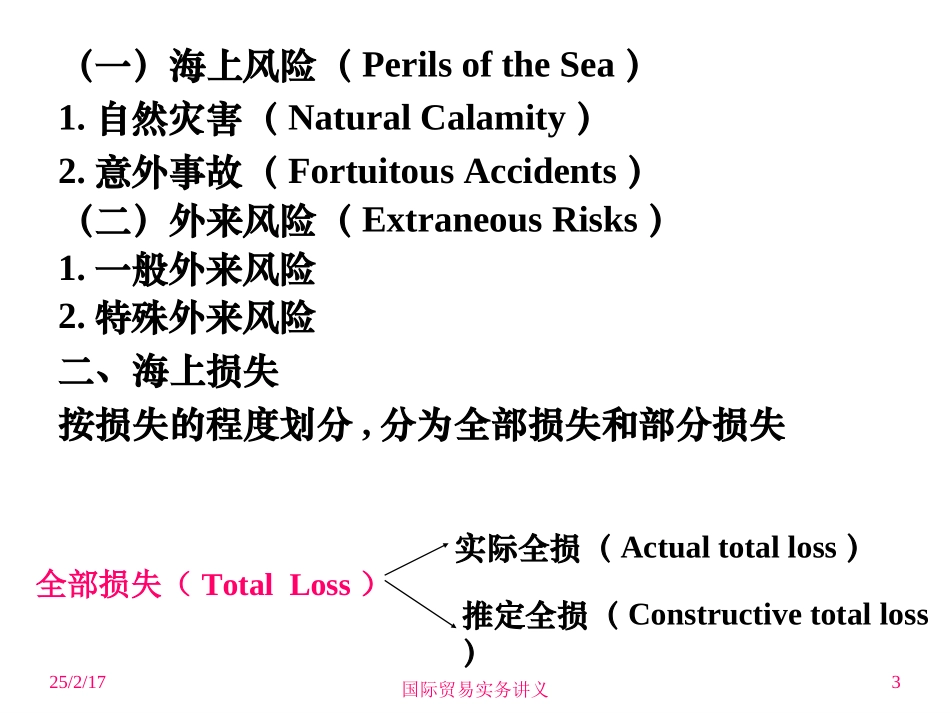 国际贸易实务 第四章——国际货物运输保险_第3页