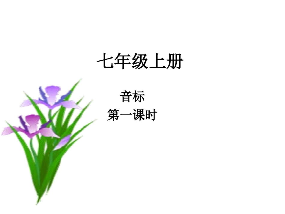 国际音标第一课时课件_第1页