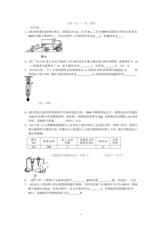 功、功率专题
