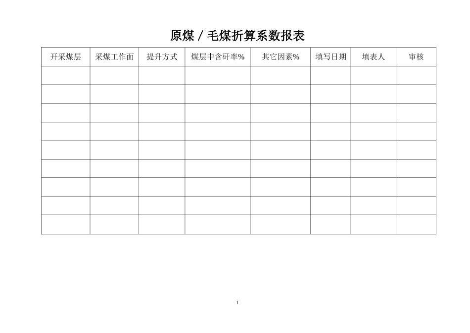 煤矿监控室各种表格_第2页