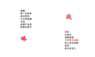 服装公司战略规划-