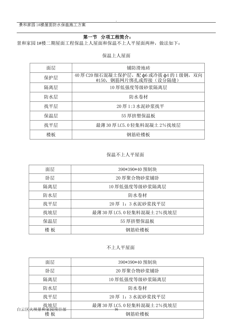 屋面防水保温施工方案_第2页