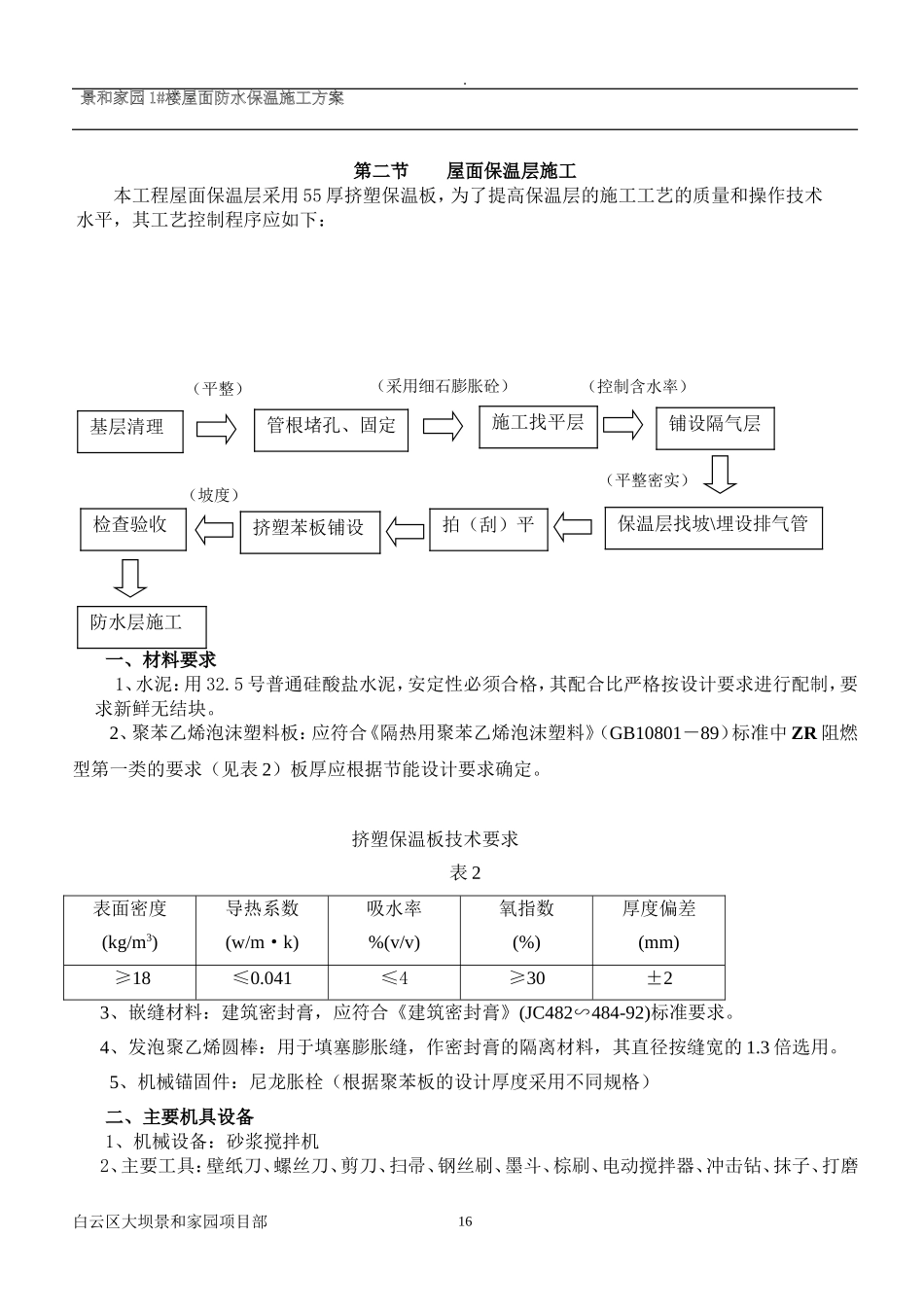 屋面防水保温施工方案_第3页