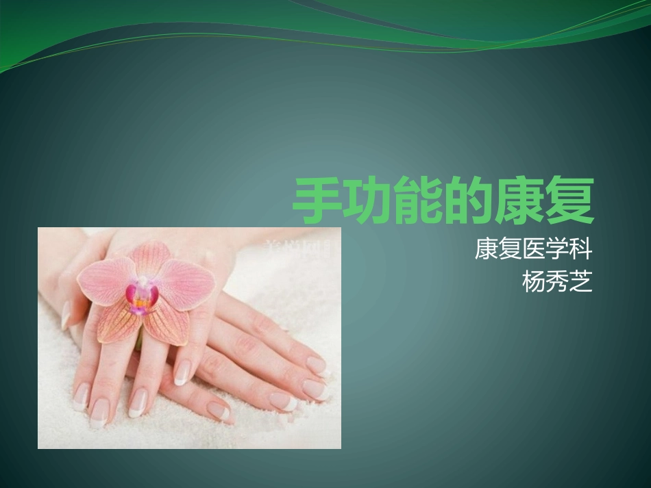 手功能的康复_第1页